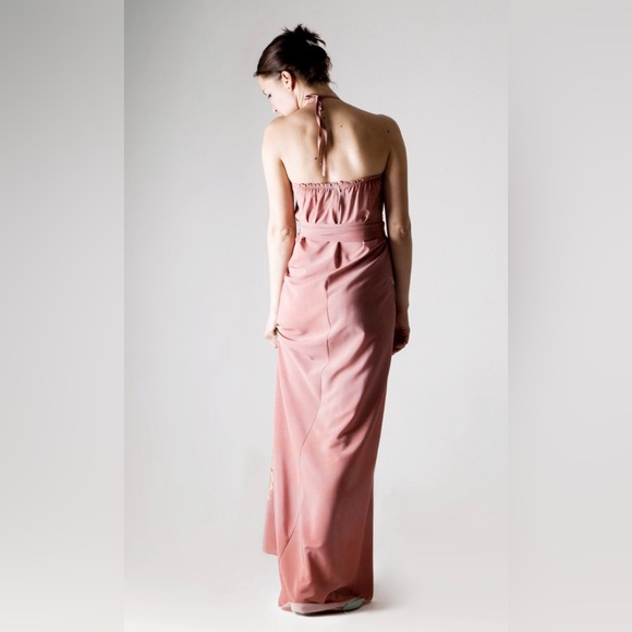 Italian Silk Dress by Larimeloom- like new worn once- one of a kind! - Picture 2 of 6